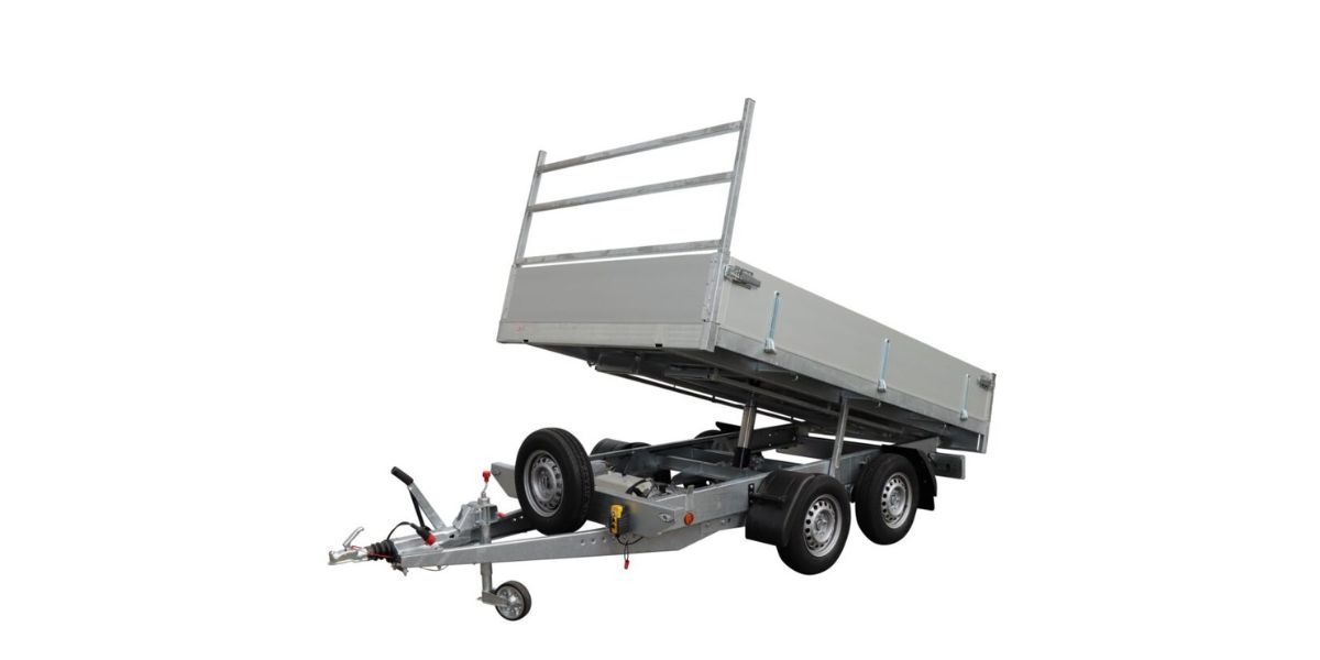 Benne basculante double essieux