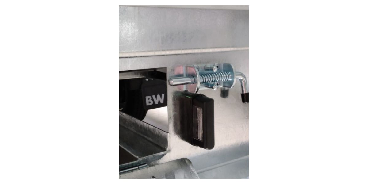 Compartiment verouillable pour rampes