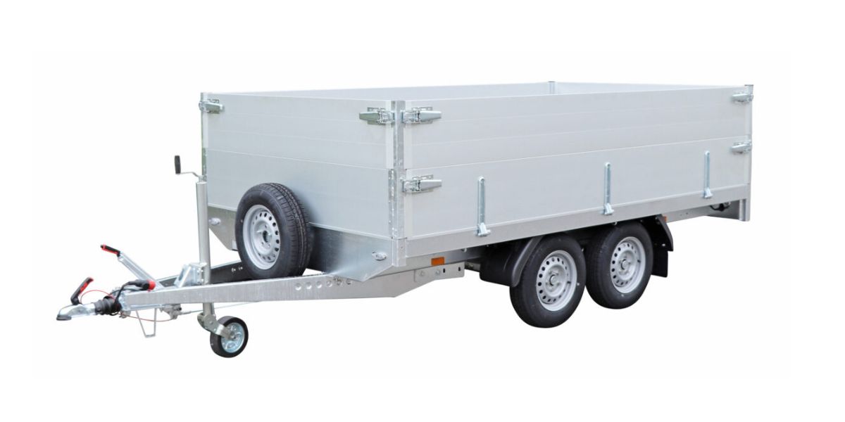 Plateau double essieux 750-3500 Double ridelles