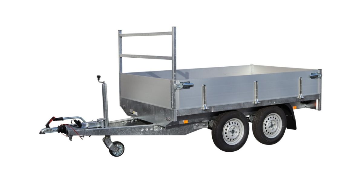 Plateau double essieux freiné 750-1500