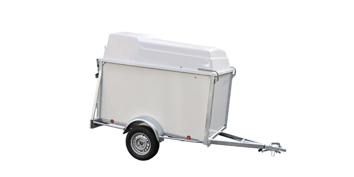 Remorque bagagère 2000x1100x1400 parois blanches