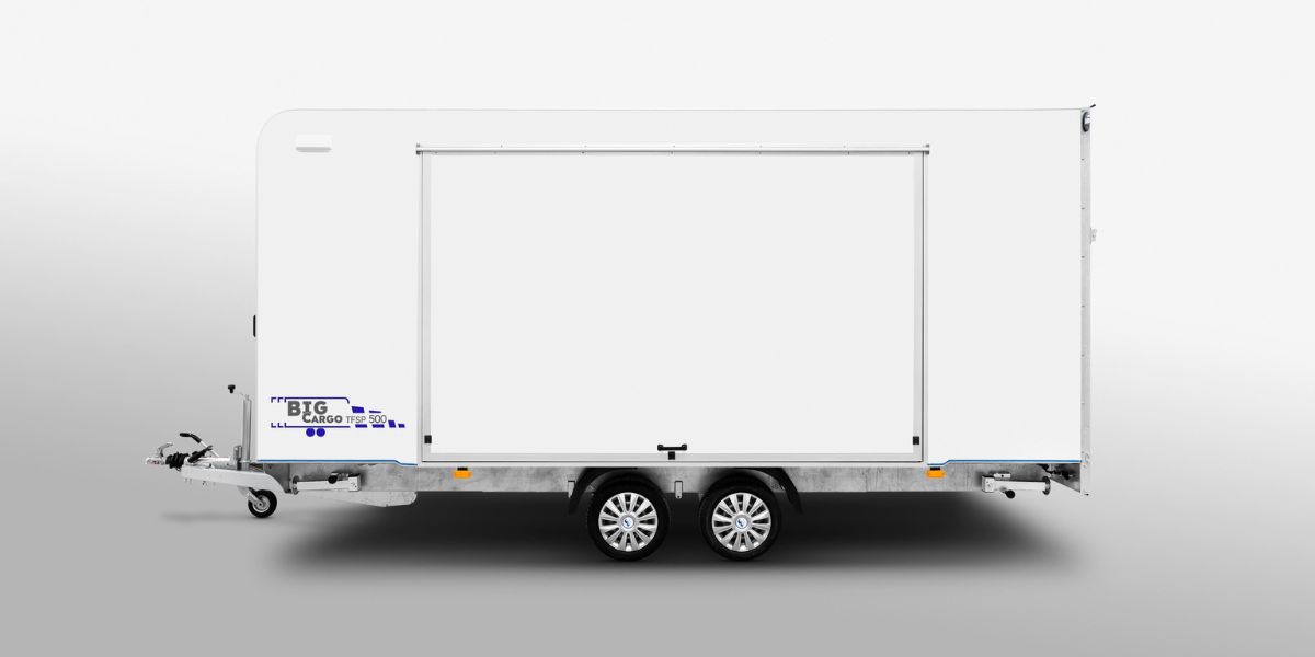 TFSP 5000x2000x2100 - Vue latérale volet fermé